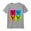 Portoghese Podengo Pequeno - Cane Pop Art Design Illustrazione Maglietta - Regalo per Amanti dei Cani - Ideale per Natale, Compleanni e San Valentino