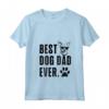 Donna Portoghese Podengo Pequeno Papà - Miglior Cane Papà mai - Maglietta con Collo a V - Regalo Ideale per Natale, Compleanni e San Valentino
