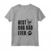 Donna Portoghese Podengo Pequeno Papà - Miglior Cane Papà mai - Maglietta con Collo a V - Regalo Ideale per Natale, Compleanni e San Valentino