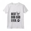 Donna Portoghese Podengo Pequeno Papà - Miglior Cane Papà mai - Maglietta con Collo a V - Regalo Ideale per Natale, Compleanni e San Valentino