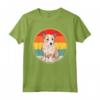 L'alba Vintage Retro Podenco Portoghese Maglietta - Regalo Divertente per Amanti dei Cani - Design con Portuguese Podengo Pequeno