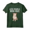 Meno Persona Più Cani - Podenco Portoghese Maglietta Divertente - Regalo per Amanti dei Cani
