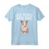 Meno Persona Più Cani - Podenco Portoghese Maglietta Divertente - Regalo per Amanti dei Cani