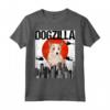 Canezilla Dogzilla Giapponese Podenco Portoghese - Maglietta Divertente per Amanti dei Cani - Ideale come Regalo