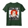 Canezilla Dogzilla Giapponese Podenco Portoghese - Maglietta Divertente per Amanti dei Cani - Ideale come Regalo