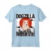 Canezilla Dogzilla Giapponese Podenco Portoghese - Maglietta Divertente per Amanti dei Cani - Ideale come Regalo