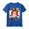 Canezilla Dogzilla Giapponese Podenco Portoghese - Maglietta Divertente per Amanti dei Cani - Ideale come Regalo
