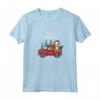 Portoghese Podengo Pequeno Natale Cane Camion Plaid Divertente Maglietta - Regalo Unico per Amanti del Podengo Pequeno - Ideale per Cane Mamma o Papà