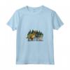 Portoghese Podengo Pequeno Dinosaur T-Rex Walking Funny Dog Maglietta con Collo a V - Regalo Divertente per Proprietari di Cani - Ideale per Ogni Occasione