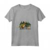 Portoghese Podengo Pequeno Dinosaur T-Rex Walking Funny Dog Maglietta con Collo a V - Regalo Divertente per Proprietari di Cani - Ideale per Ogni Occasione