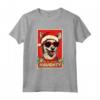 Divertente Portoghese Podengo Pequeno Natale Cattivo Vintage Maglietta - Regalo Unico per Amanti del Cane - Ideale per Natale