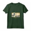 Donna Surf Portoghese Podengo Pequeno Kanagawa Wave Giapponese Maglietta con Collo a V - Regalo Unico per Amanti dei Cani - Ideale per Natale, Ringraziamento o Compleanni