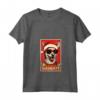 Divertente Portoghese Podengo Pequeno Natale Cattivo Vintage Maglietta con Collo a V - Regalo Unico per Amanti dei Cani - Ideale per Mamma o Papà