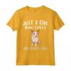 Funny I'm Just A Girl Who Loves Portuguese Podengo Pequenos Dog - Maglietta per Donne Amanti dei Cani Podenco Portoghese - Regalo Divertente
