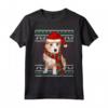 Ugly Christmas Podenco Portoghese Natale Maglietta - Regalo Divertente per Amanti dei Cani