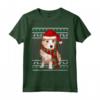 Ugly Christmas Podenco Portoghese Natale Maglietta - Regalo Divertente per Amanti dei Cani