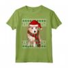 Ugly Christmas Podenco Portoghese Natale Maglietta - Regalo Divertente per Amanti dei Cani