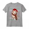 Ugly Christmas Podenco Portoghese Natale Maglietta - Regalo Divertente per Amanti dei Cani