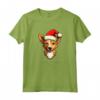 Portoghese Podengo Pequeno Cane Divertente Woofy Natale Semplice Maglietta - Regalo Unico per Amanti del Cane a Natale