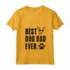 Donna Portoghese Podengo Pequeno Papà Papà Miglior Cane Papà mai Uomini Maglietta con Collo a V - Regalo per Natale, Ringraziamento, Compleanni o San Valentino