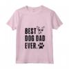 Donna Portoghese Podengo Pequeno Papà Papà Miglior Cane Papà mai Uomini Maglietta con Collo a V - Regalo per Natale, Ringraziamento, Compleanni o San Valentino