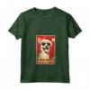 Divertente Portoghese Podengo Pequeno Natale Cattivo Vintage Maglietta con Collo a V - Regalo Unico per Amanti dei Cani - Ideale per Natale