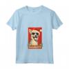 Divertente Portoghese Podengo Pequeno Natale Cattivo Vintage Maglietta con Collo a V - Regalo Unico per Amanti dei Cani - Ideale per Natale