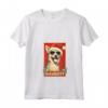 Divertente Portoghese Podengo Pequeno Natale Cattivo Vintage Maglietta con Collo a V - Regalo Unico per Amanti dei Cani - Ideale per Natale