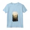 Donna Portoghese Podengo Pequeno Mountain Paw Design - T-shirt Cane Mamma & Papà - Regalo per Natale, Ringraziamento e Compleanni
