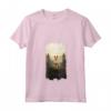 Donna Portoghese Podengo Pequeno Mountain Paw Design - T-shirt Cane Mamma & Papà - Regalo per Natale, Ringraziamento e Compleanni