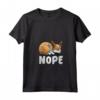 Donna Portoghese Podengo Pequeno Nope Funny Lazy Pet Dog Cute Maglietta con Collo a V - Regalo Divertente per Amanti dei Cani a Natale o San Valentino