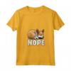 Donna Portoghese Podengo Pequeno Nope Funny Lazy Pet Dog Cute Maglietta con Collo a V - Regalo Divertente per Amanti dei Cani a Natale o San Valentino