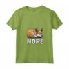 Donna Portoghese Podengo Pequeno Nope Funny Lazy Pet Dog Cute Maglietta con Collo a V - Regalo Divertente per Amanti dei Cani a Natale o San Valentino