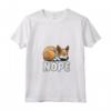 Donna Portoghese Podengo Pequeno Nope Funny Lazy Pet Dog Cute Maglietta con Collo a V - Regalo Divertente per Amanti dei Cani a Natale o San Valentino