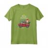 Portoghese Podengo Pequeno Natale Cane Camion Plaid Divertente Maglietta - Regalo Unico per Amanti dei Cani a Natale