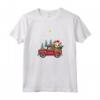 Portoghese Podengo Pequeno Natale Cane Camion Plaid Divertente Maglietta - Regalo Unico per Amanti dei Cani a Natale