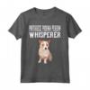Il Cane Susurra Podenco Portoghese Maglietta - Regalo Divertente per Amanti dei Cani - Portuguese Podengo Pequeno Whisperer