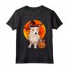 Podenco Portoghese Zucca di Halloween Maglietta - Regalo Divertente per Amanti dei Cani - Halloween Portuguese Podengo Pequeno Jack O Lantern Pumpkin Design