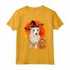 Podenco Portoghese Zucca di Halloween Maglietta - Regalo Divertente per Amanti dei Cani - Halloween Portuguese Podengo Pequeno Jack O Lantern Pumpkin Design
