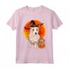 Podenco Portoghese Zucca di Halloween Maglietta - Regalo Divertente per Amanti dei Cani - Halloween Portuguese Podengo Pequeno Jack O Lantern Pumpkin Design