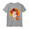 Podenco Portoghese Zucca di Halloween Maglietta - Regalo Divertente per Amanti dei Cani - Halloween Portuguese Podengo Pequeno Jack O Lantern Pumpkin Design