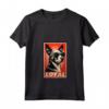 Portoghese Podengo Pequeno Cane Fedele Vintage Pet Mamma Papà Maglietta con Collo a V - Regalo Divertente per gli Amanti del Podengo Pequeno - Ideale per Natale, Ringraziamento o Compleanni