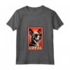 Portoghese Podengo Pequeno Cane Fedele Vintage Pet Mamma Papà Maglietta con Collo a V - Regalo Divertente per gli Amanti del Podengo Pequeno - Ideale per Natale, Ringraziamento o Compleanni