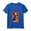 Portoghese Podengo Pequeno Cane Fedele Vintage Pet Mamma Papà Maglietta con Collo a V - Regalo Divertente per gli Amanti del Podengo Pequeno - Ideale per Natale, Ringraziamento o Compleanni