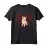 L'Impronta Digitale Amore Podenco Portoghese Maglietta - Design Divertente per Amanti dei Cani - Ideale come Regalo per Proprietari di Cani