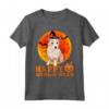Divertente Podenco Portoghese Halloween Maglietta - Ideale per Amanti dei Cani - Happy Howl-o-ween