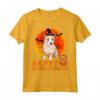 Divertente Podenco Portoghese Halloween Maglietta - Ideale per Amanti dei Cani - Happy Howl-o-ween