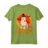 Divertente Podenco Portoghese Halloween Maglietta - Ideale per Amanti dei Cani - Happy Howl-o-ween