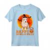 Divertente Podenco Portoghese Halloween Maglietta - Ideale per Amanti dei Cani - Happy Howl-o-ween