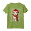 Natale Ugly Christmas Podenco Portoghese Maglietta - Regalo Divertente per Amanti dei Cani - Santa Hat Xmas Portuguese Podengo Pequeno